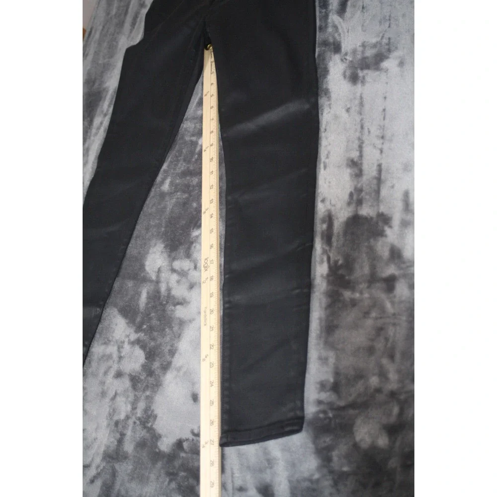 Joe's Jeans Womens Size 24 Black The Charlie Coated High Rise Ankle Skinny NWT